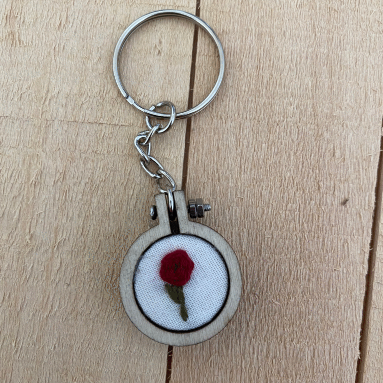 June Flower Keychain square
