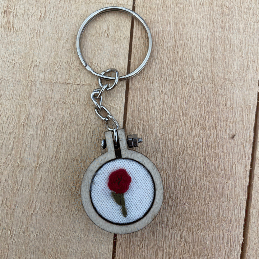 June Flower Keychain square